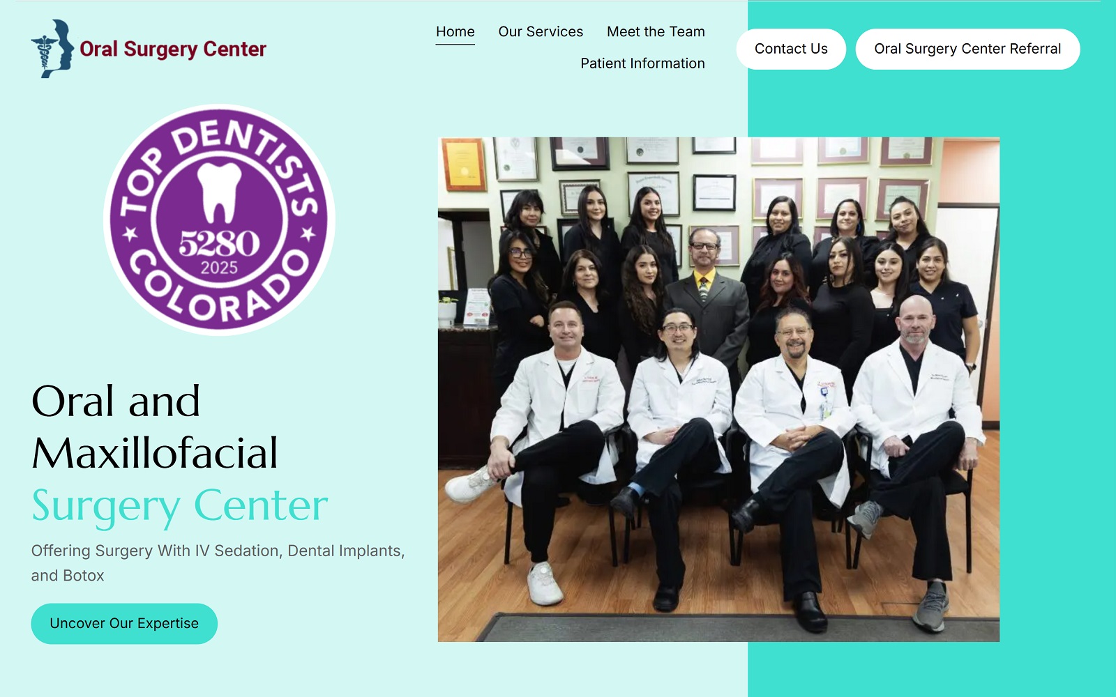 oralsurgerycenter.com screenshot