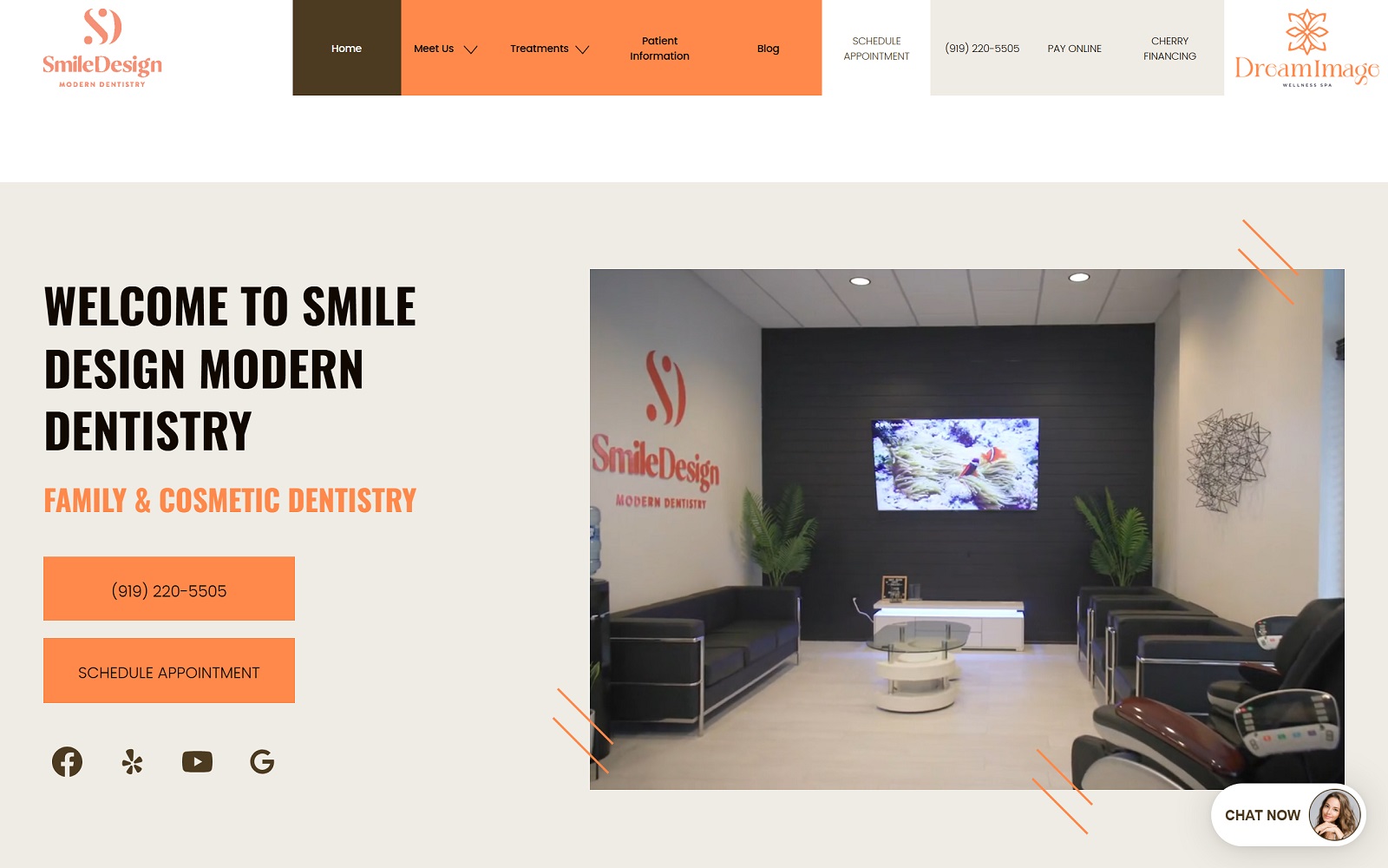 smiledesigndurham.com screenshot