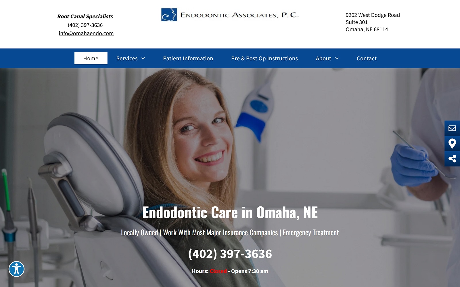 omahaendo.com screenshot