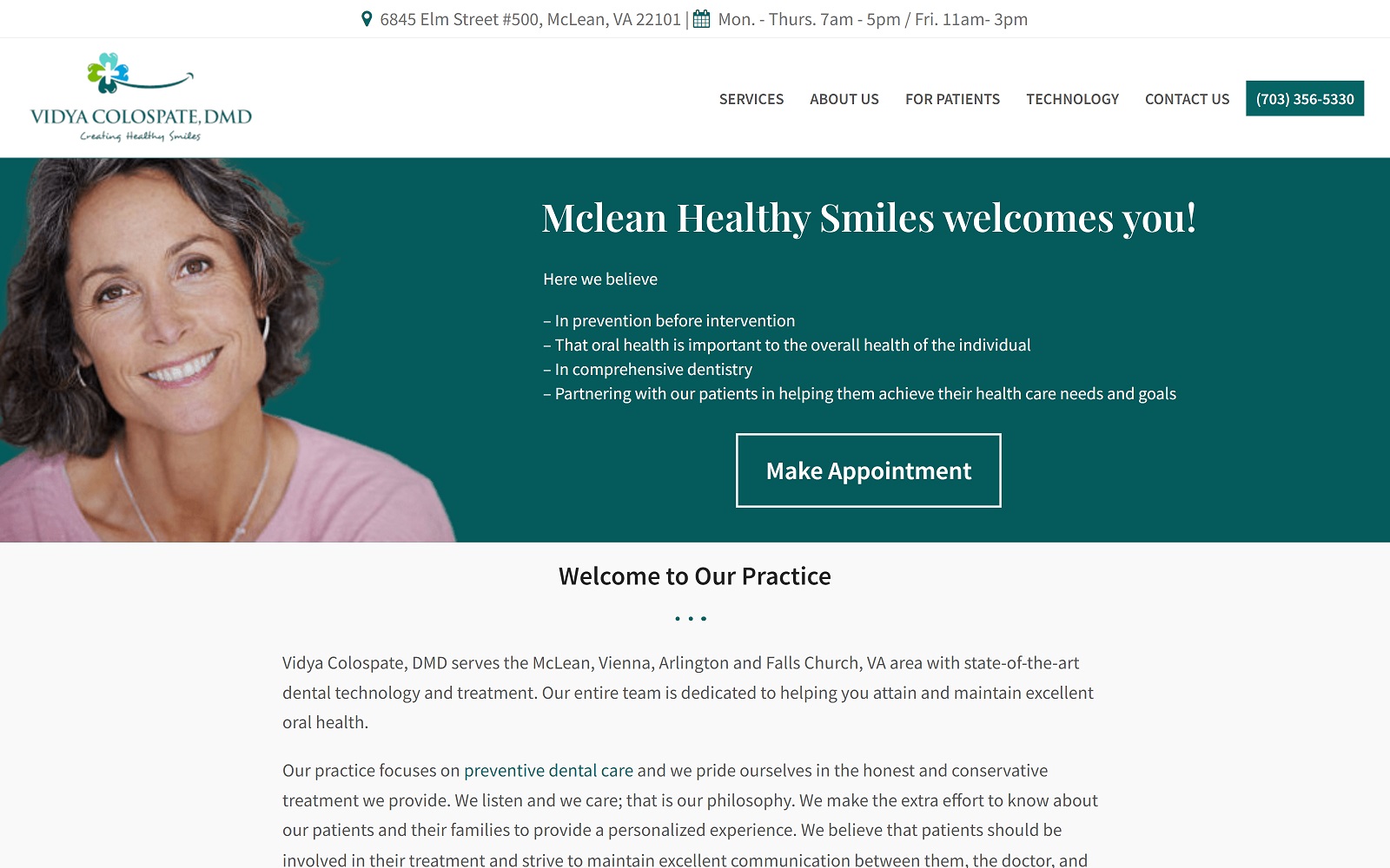 mcleanhealthysmiles.com-screenshot-1