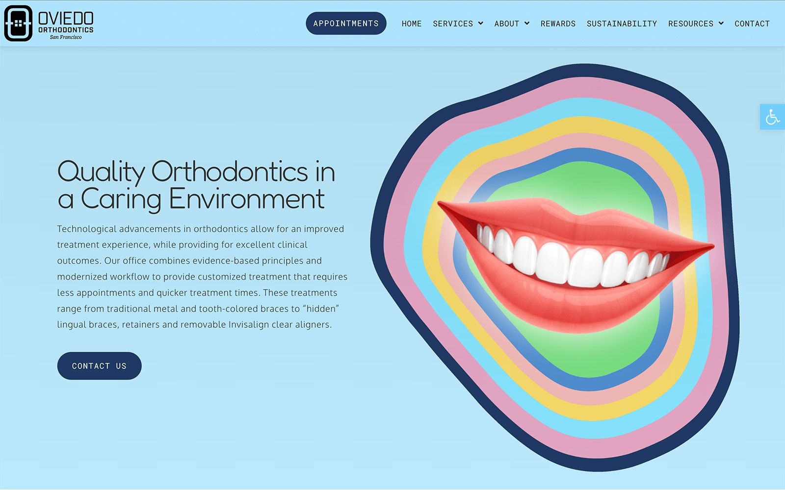 Oviedorthodontics. Com screenshot