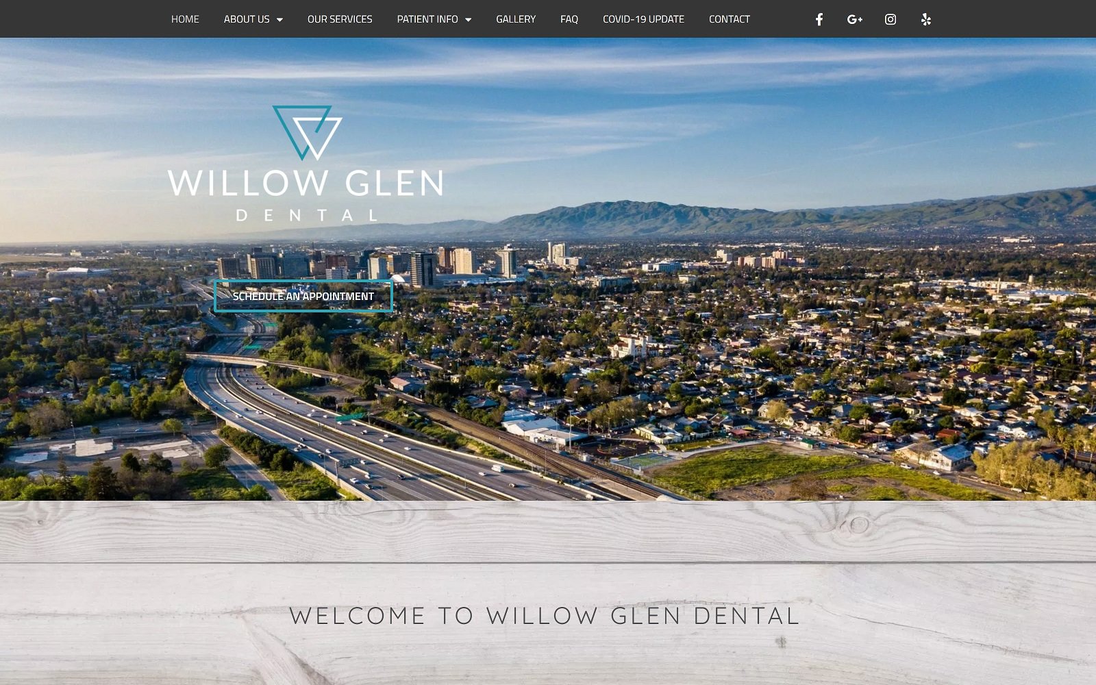 Willowglendental. Com screenshot