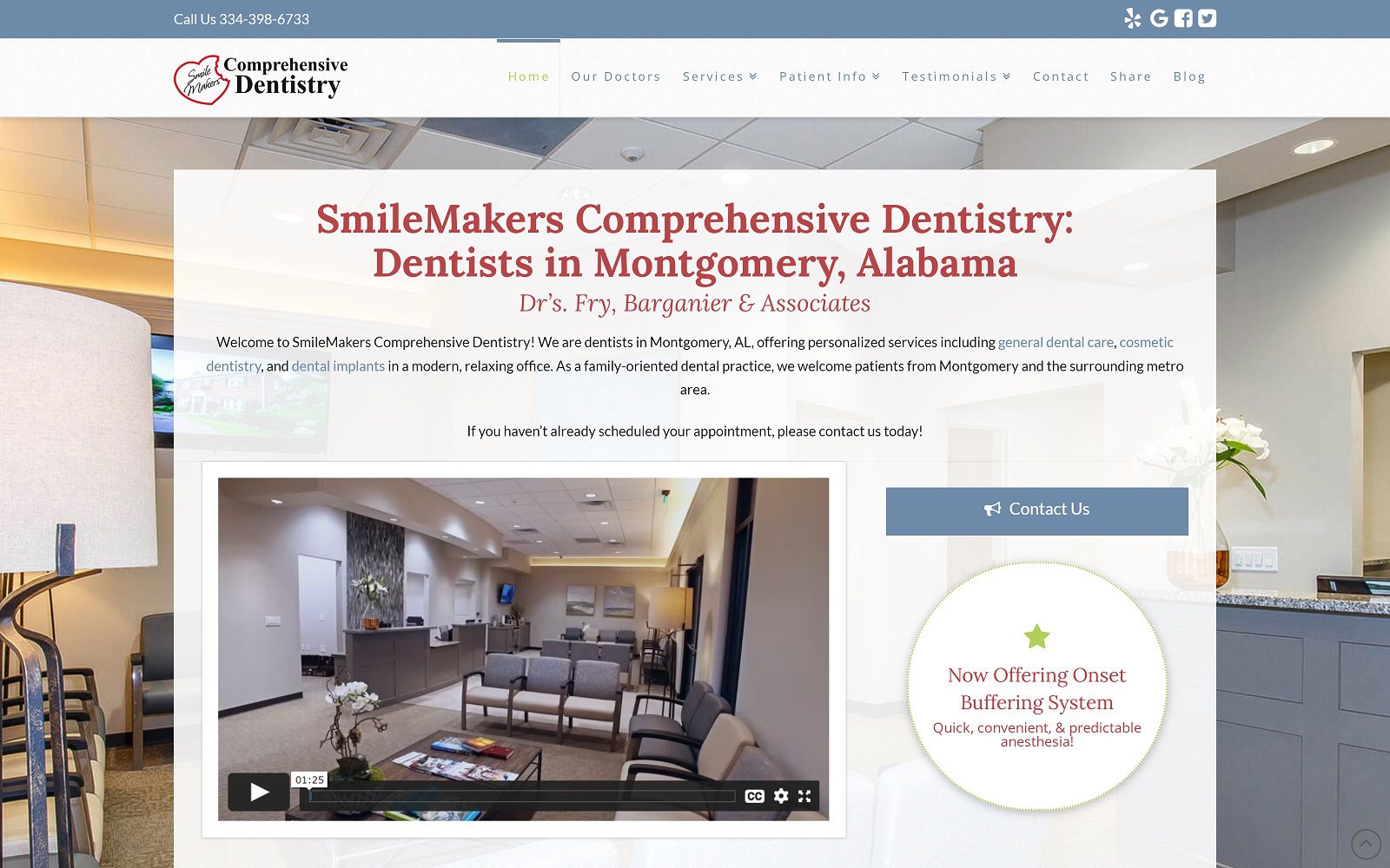 The screenshot of smilemakers smilemakersal. Com website