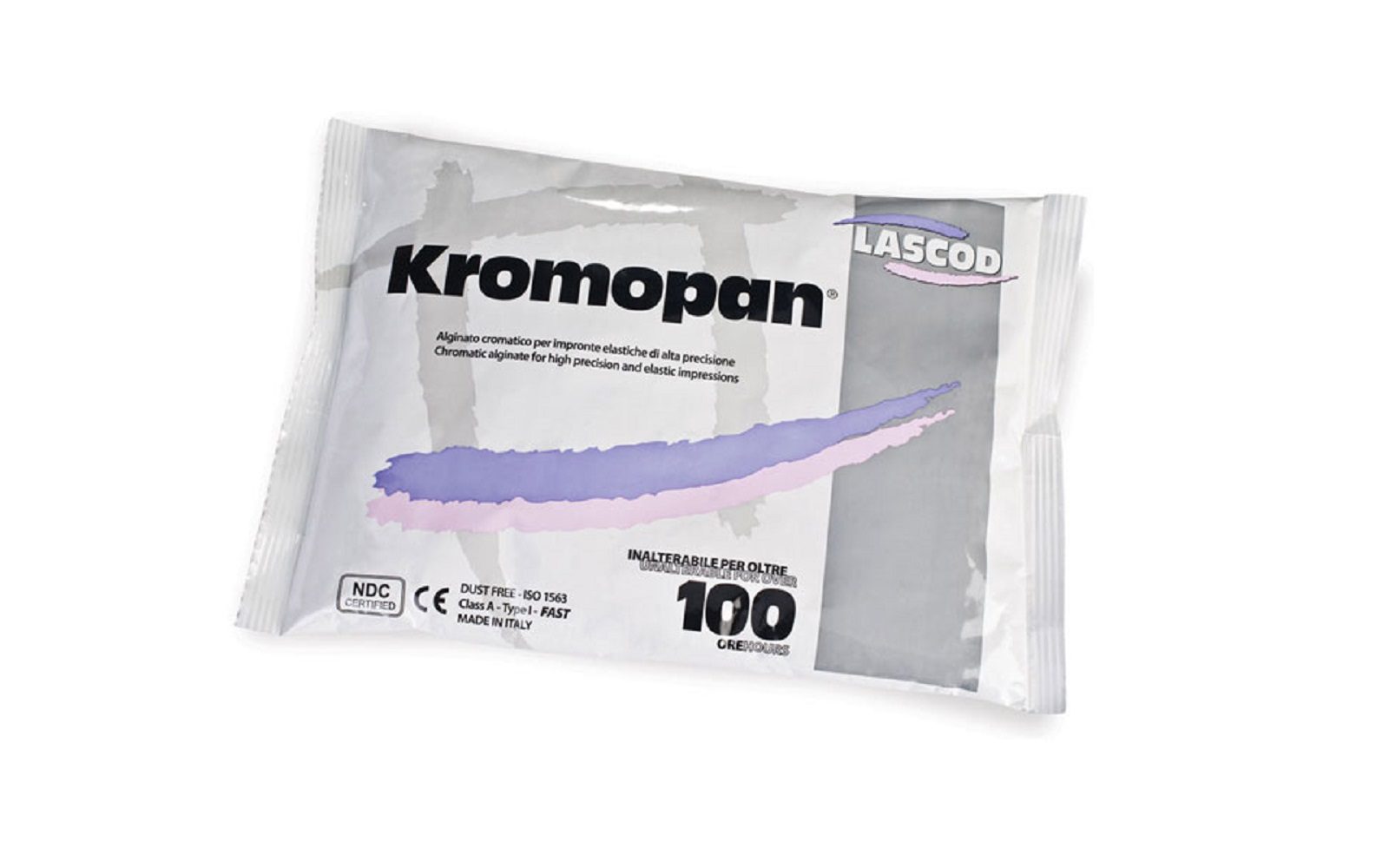 Kromopan 1 lb. Pouch. Color changing alginate