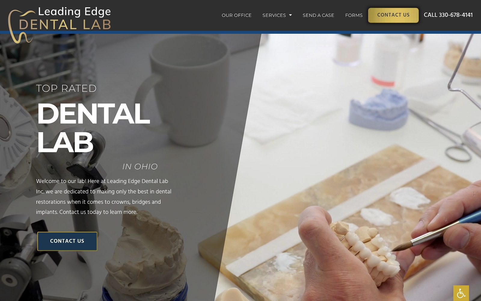 Leadingedgedentallabinc. Com-screenshot