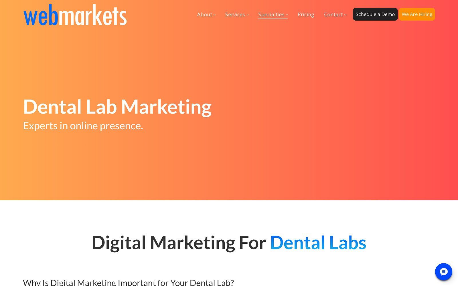 Webmarkets digital marketing & seo