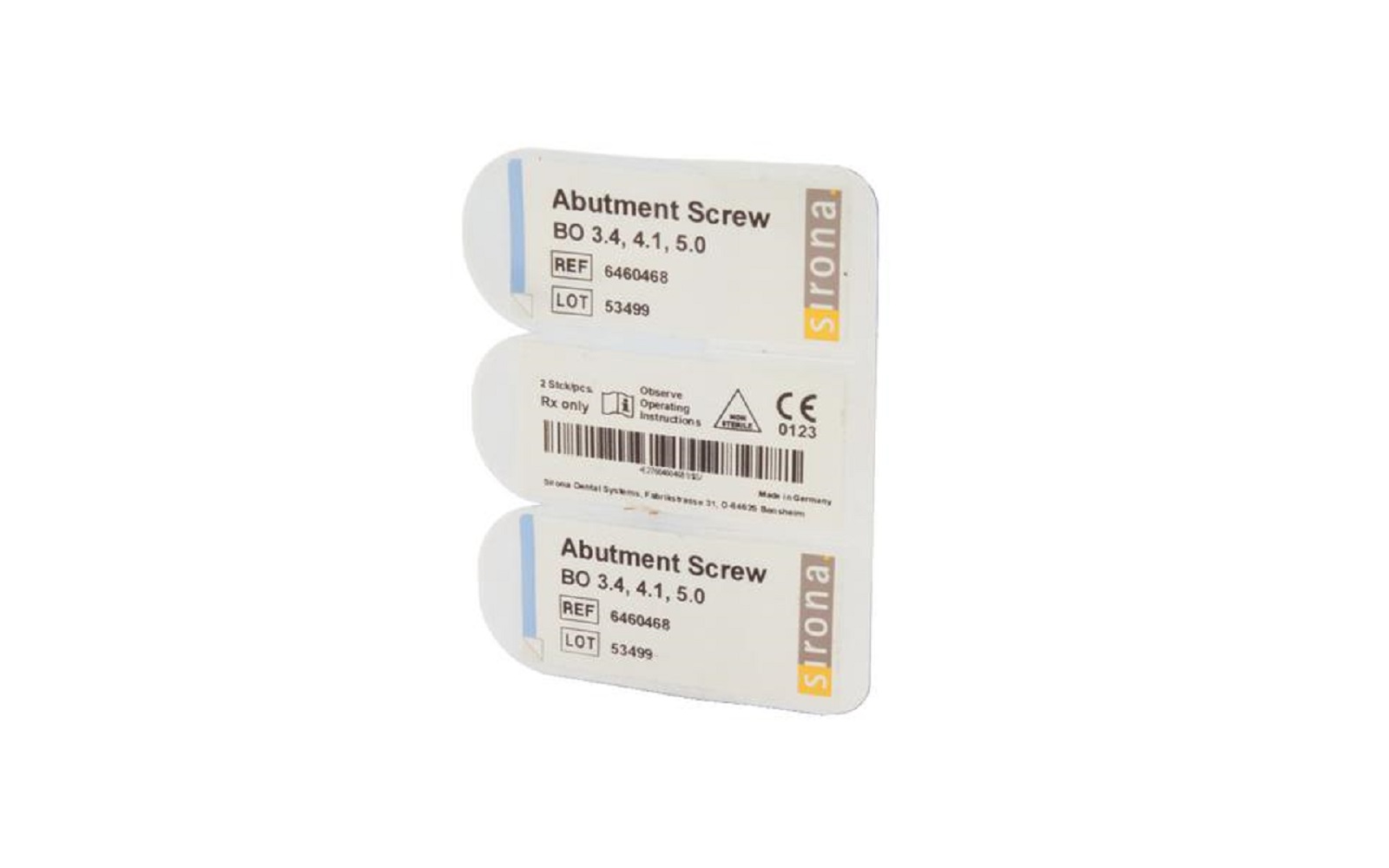 Abutment screws – biomet 3i, 2/pkg