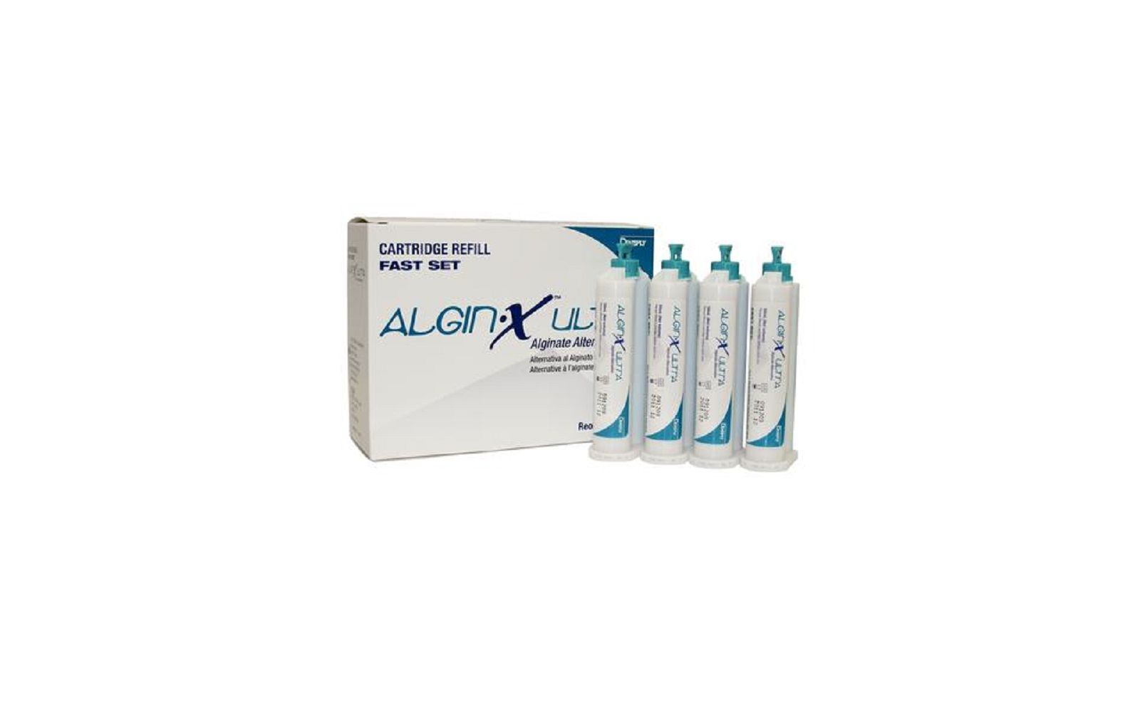 Algin•x™ ultra alginate alternative – 50 ml cartridge 4-pack refill, fast set