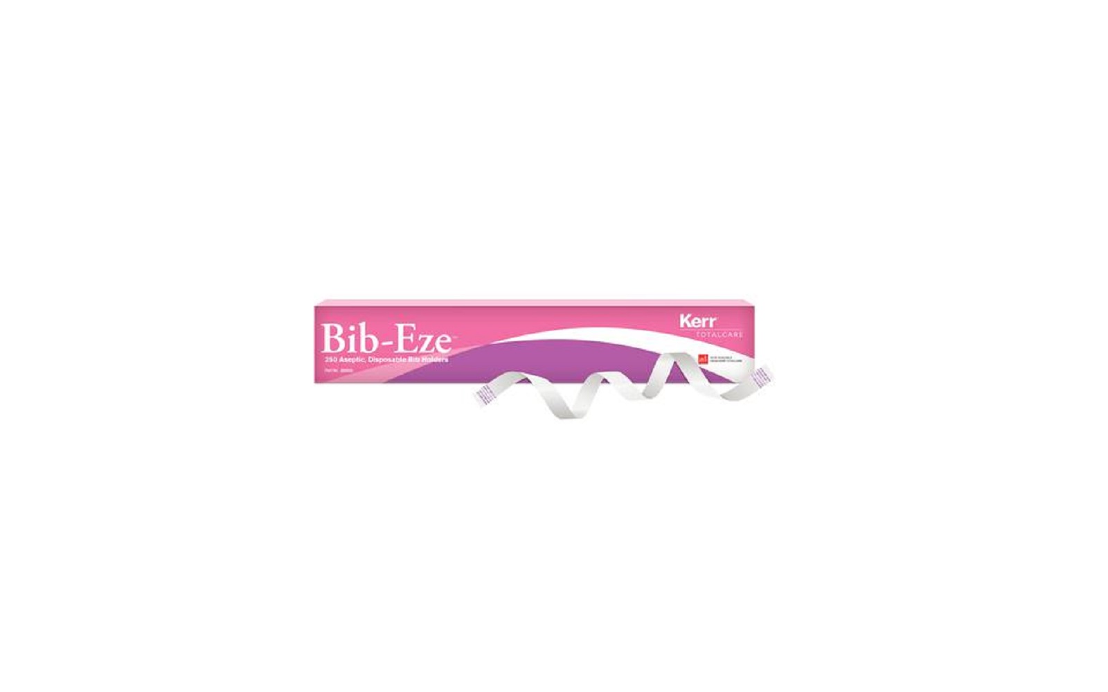 Bib-eze disposable bib holders – white, 250/pkg