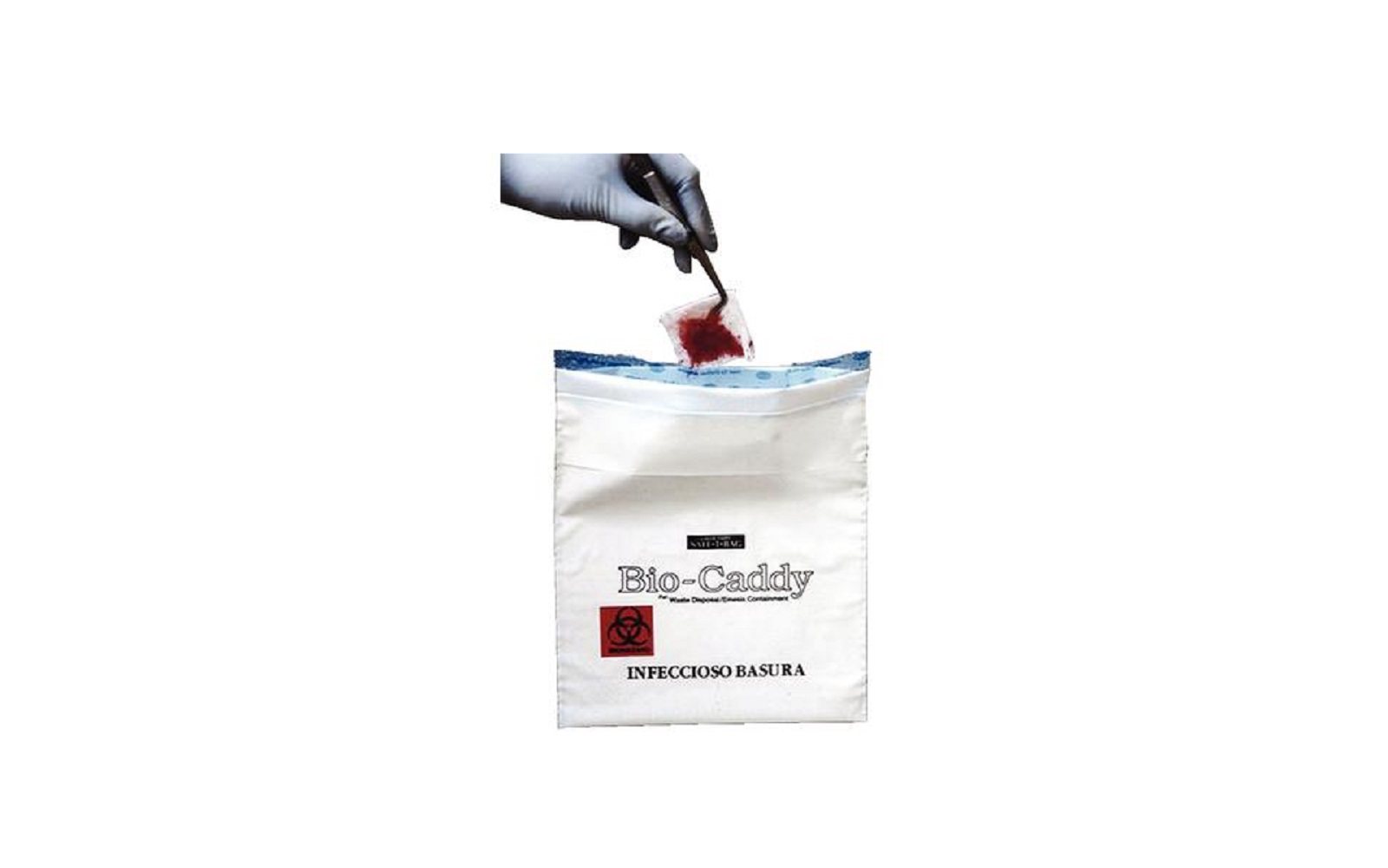 Chairside bio-caddy bag – 9" x 10" single pocket, 100 bags/box