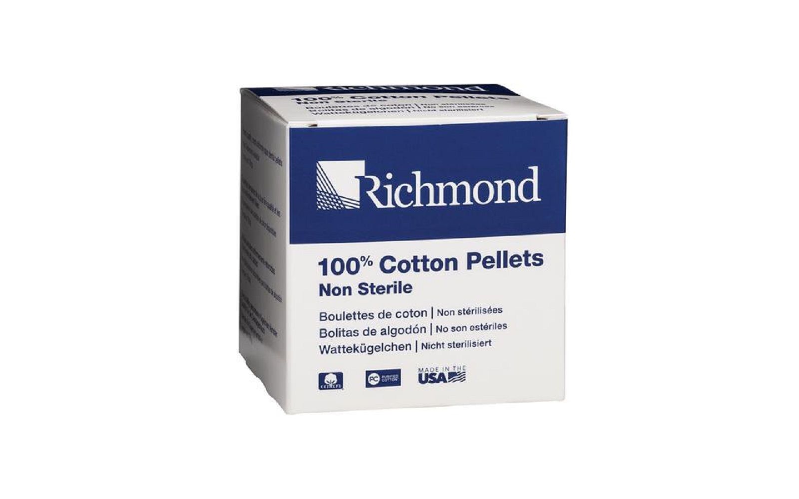Cotton pellets size 3, 2500/pkg