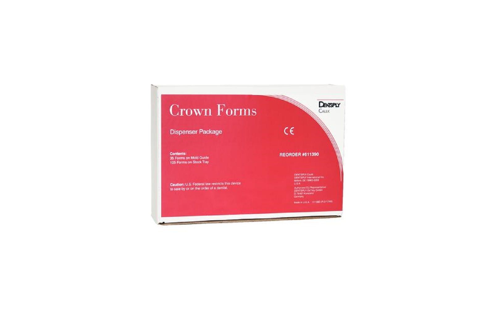 Crown form dispenser kit, clear