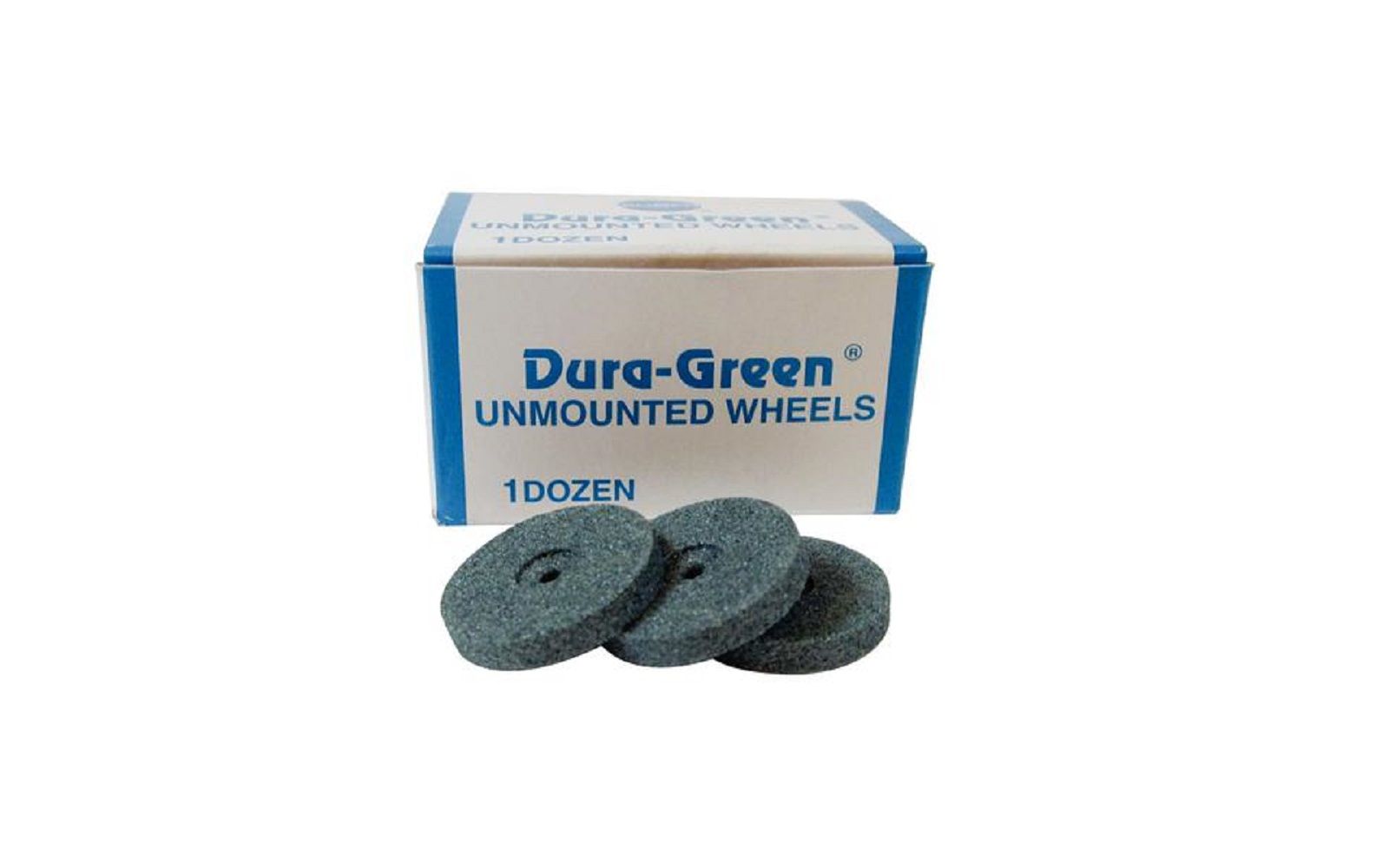 Duragreen unmounted finishing wheel 12/box - shofu dental corp