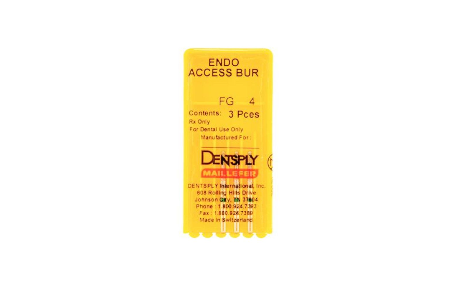 Endo-access™ stainless steel burs – fg, 10. 0 mm length, 3/pkg