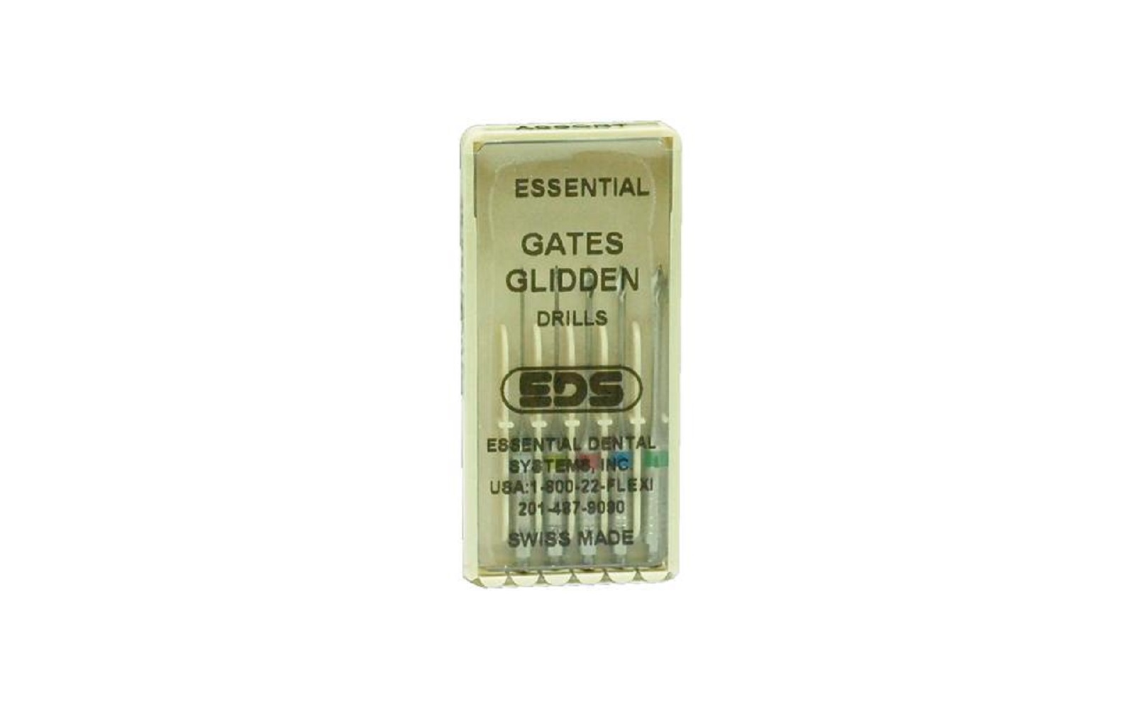 Essential gates glidden drills, 5/pkg - essential dental systems