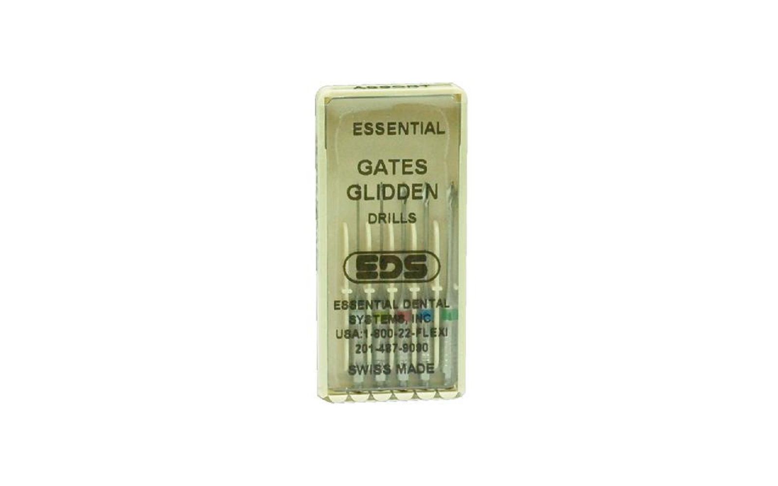Essential gates glidden drills, 5/pkg - essential dental systems