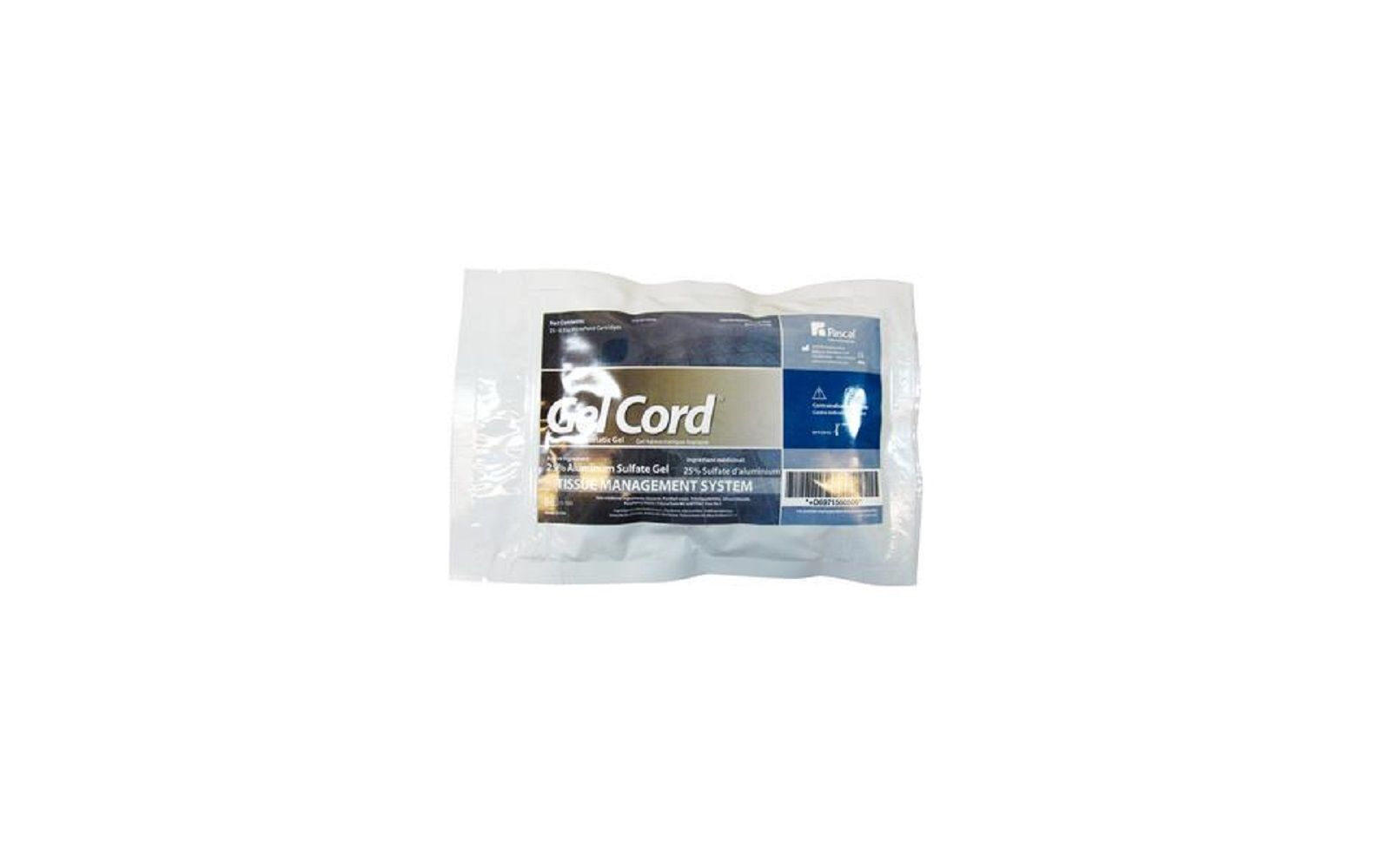 Gel cord® 25% aluminum sulfate light blue gel – refill kit