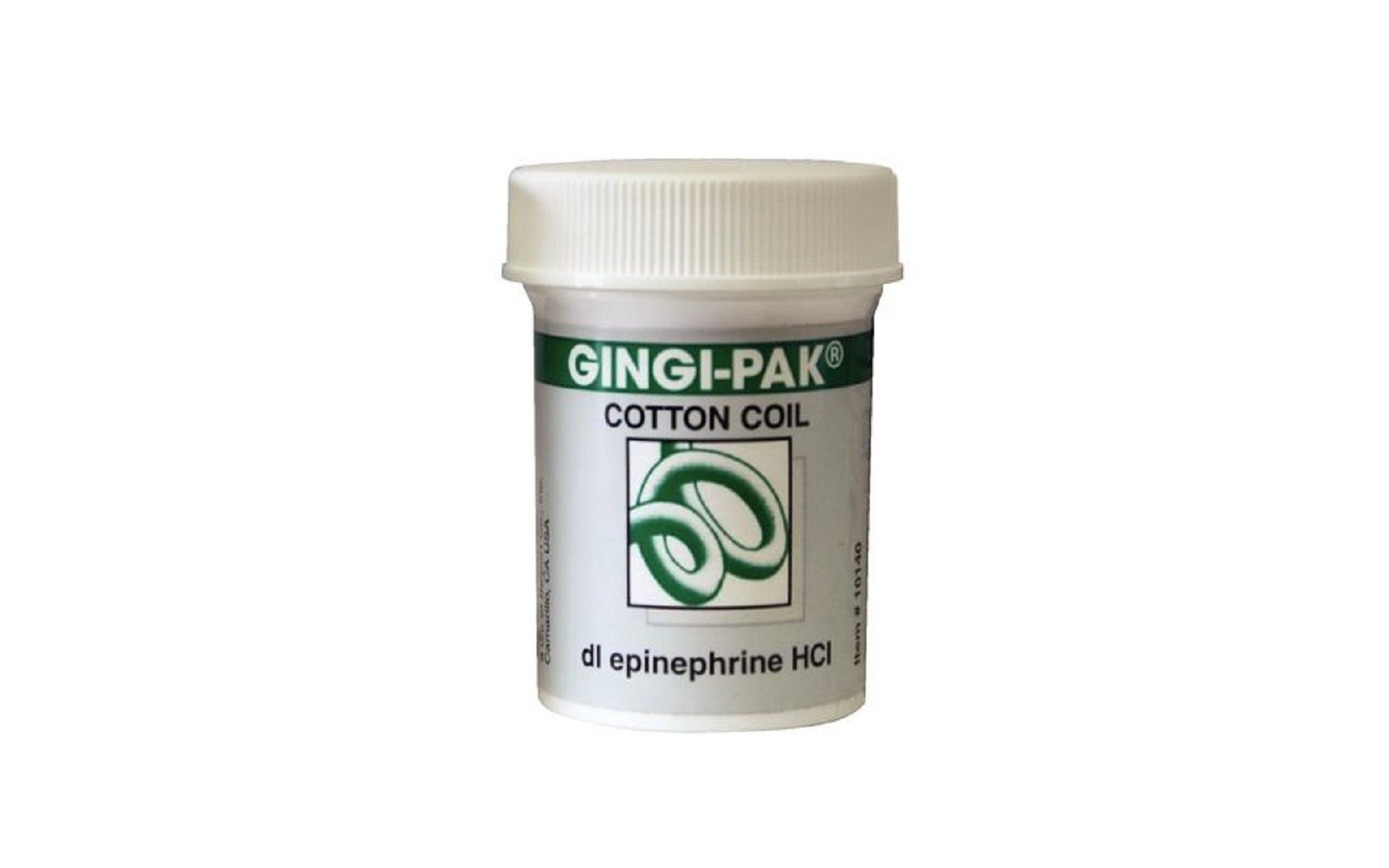 Gingi-pak® cotton coil with dl epinephrine hcl – 15 ml
