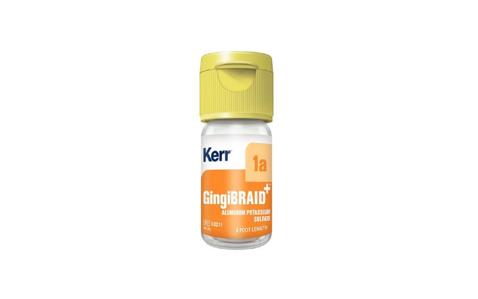 Gingibraid+ braided retraction cord – medicated (aluminum potassium sulfate 10%) - kerr restoratives