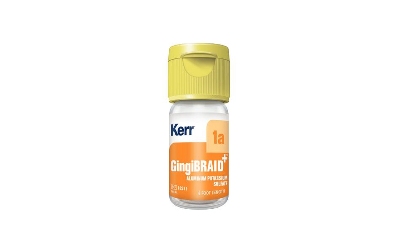 Gingibraid+ braided retraction cord – medicated (aluminum potassium sulfate 10%) - kerr restoratives