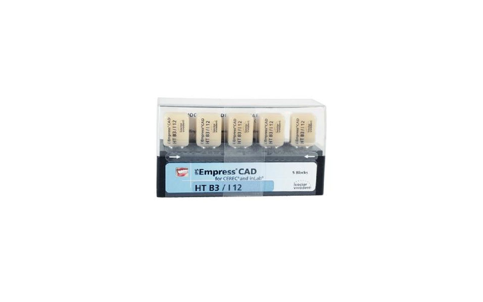 Ips empress® cad ht (high translucency) blocks, 5/pkg
