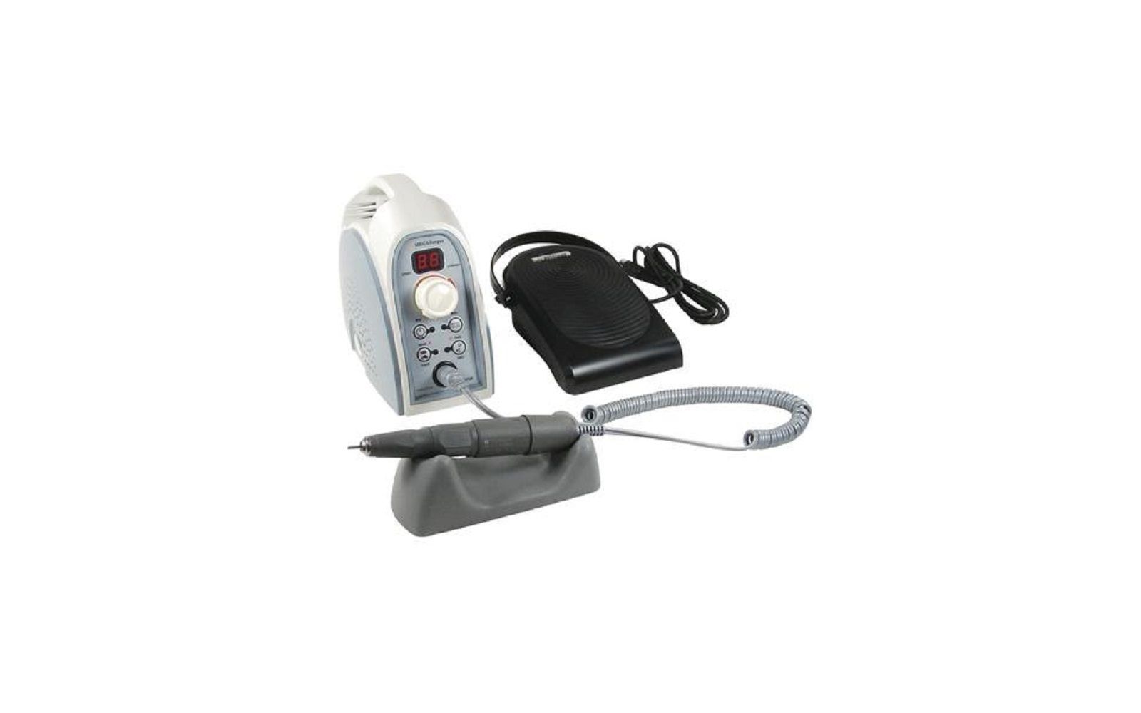 Megatorque electric lab handpiece deluxe set with variable speed foot pedal