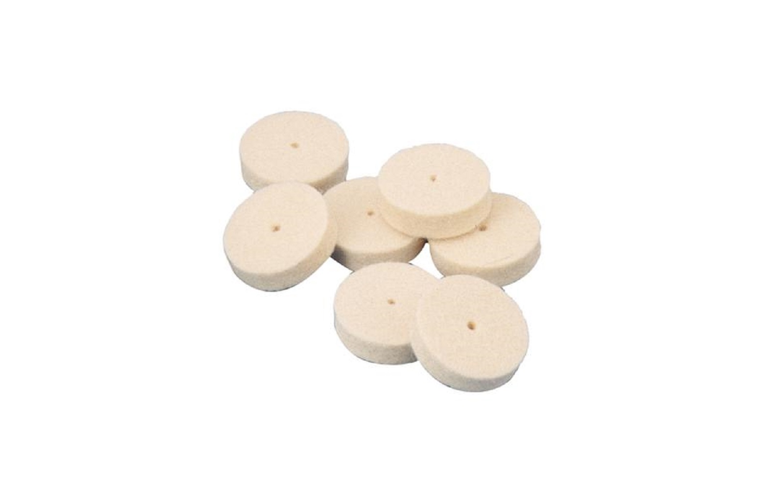 Miniature square edge felt wheels - dixon inc