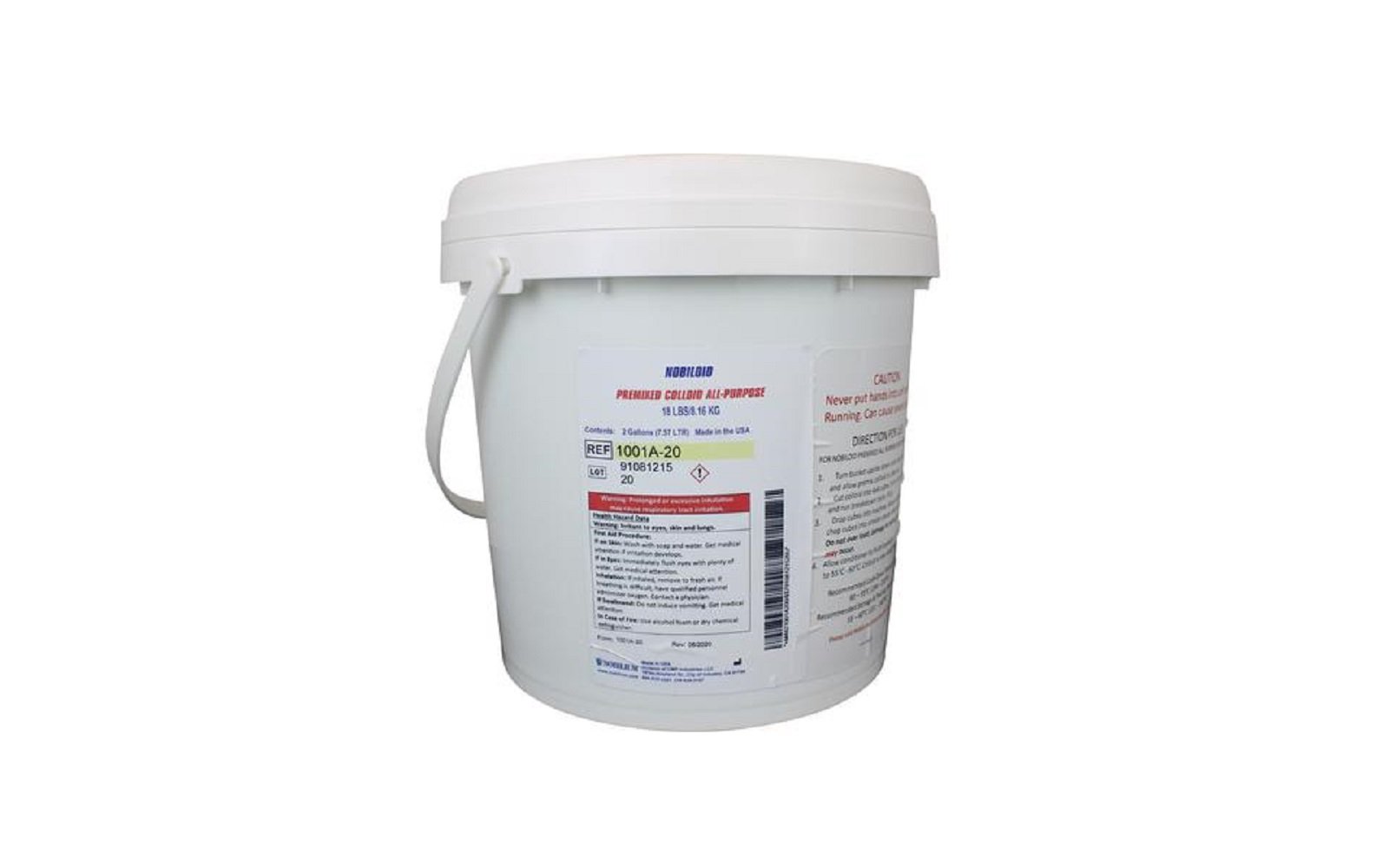 Nobiloid all-purpose premixed duplicating material – blue, 2 gallon pail