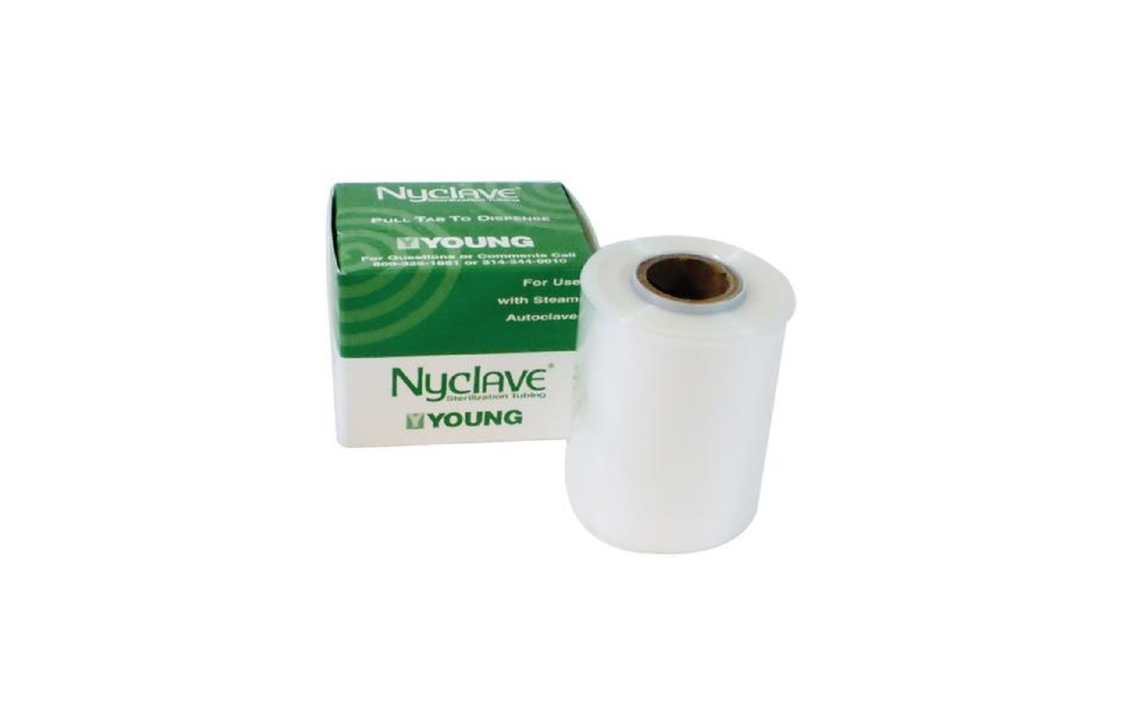 Nyclave® sterilization tubing, without indicator 4" x 100'