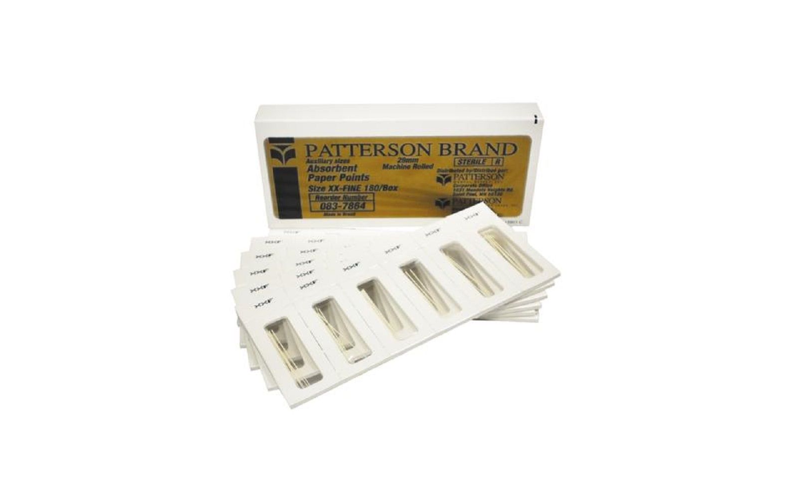 Patterson® absorbent paper points – sterile - patterson dental supply