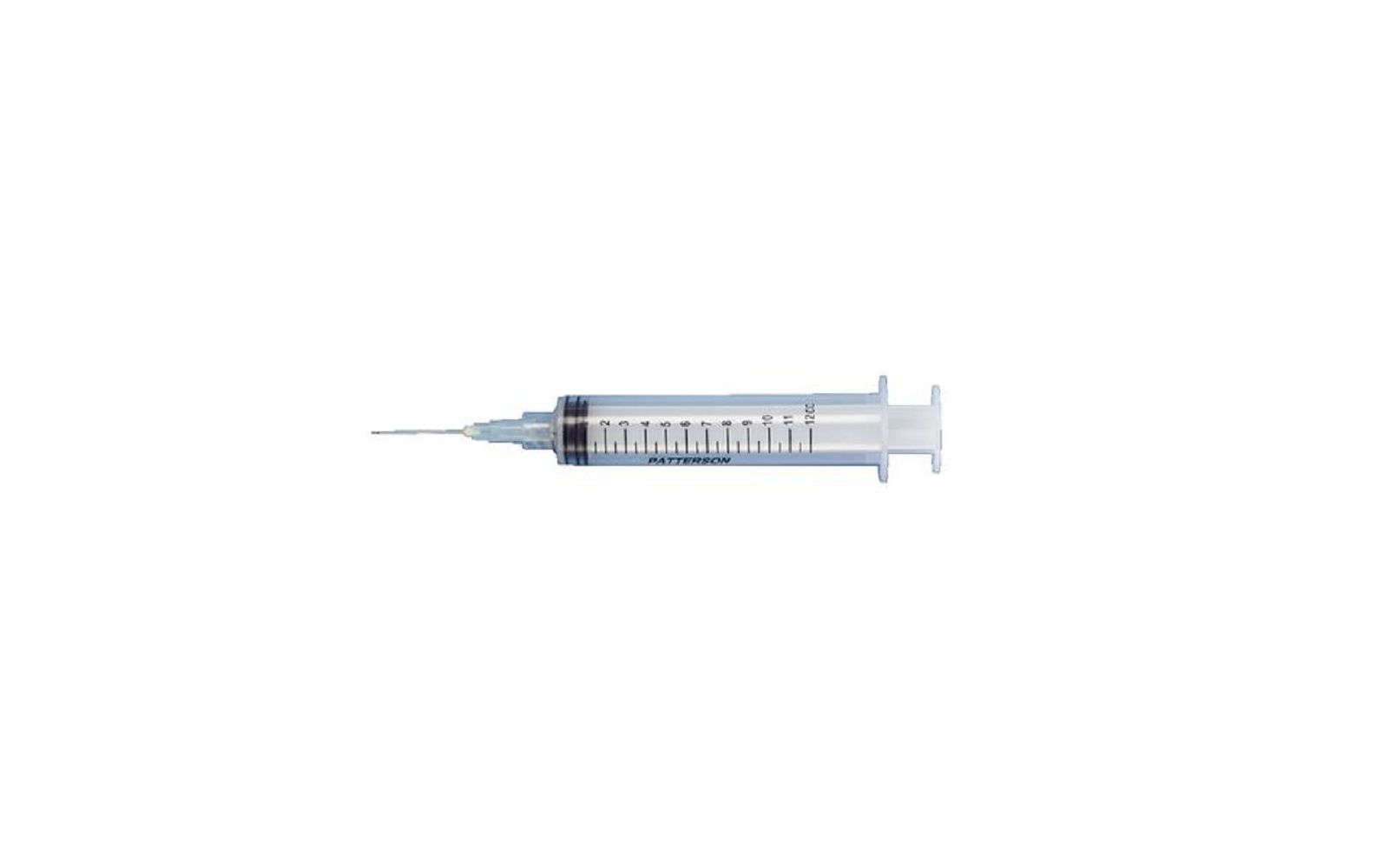 Patterson® endodontic syringe with irrigation needle – 12 cc luer syringe with closed end side-port needle, 100/pkg