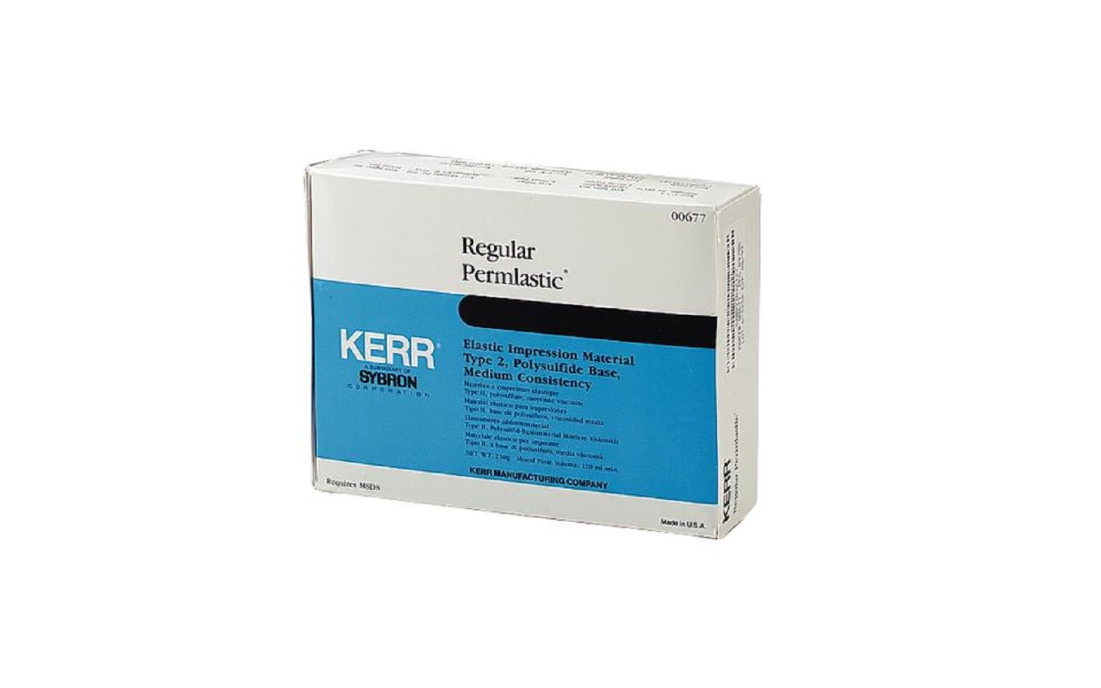 Permlastic® elastic impression material, standard packages - kerr restoratives