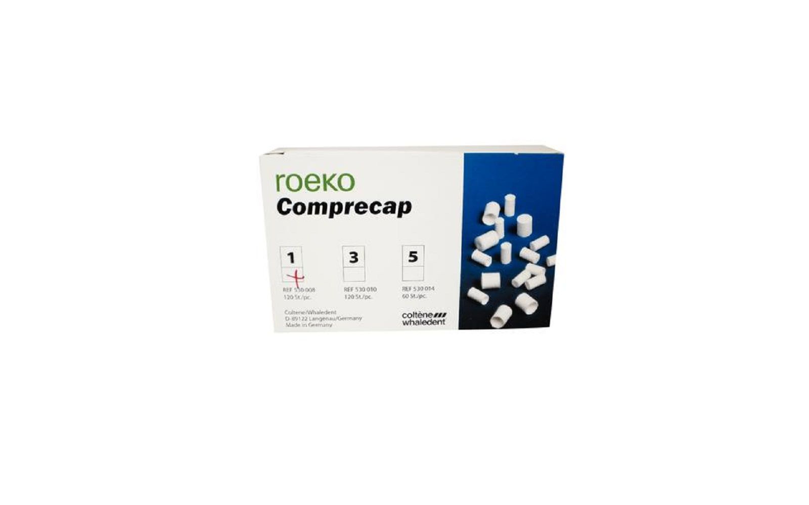 Roeko comprecap compression caps, standard pack - coltene