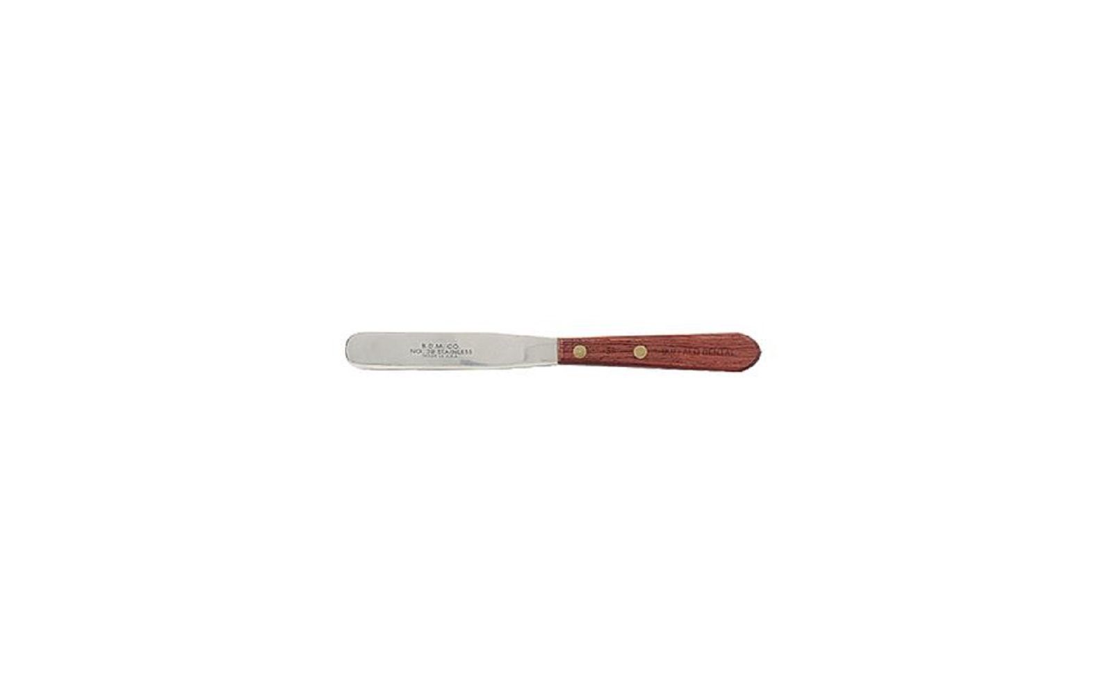 Spatula – 3r stiff, 4" blade, rosewood handle