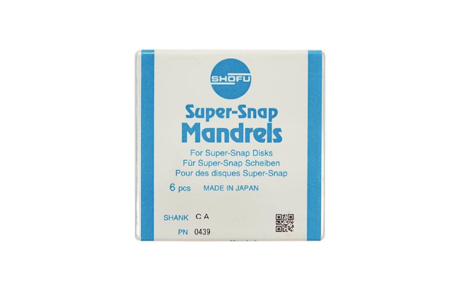 Super-snap® mandrels – ca, stainless steel, 6/pkg