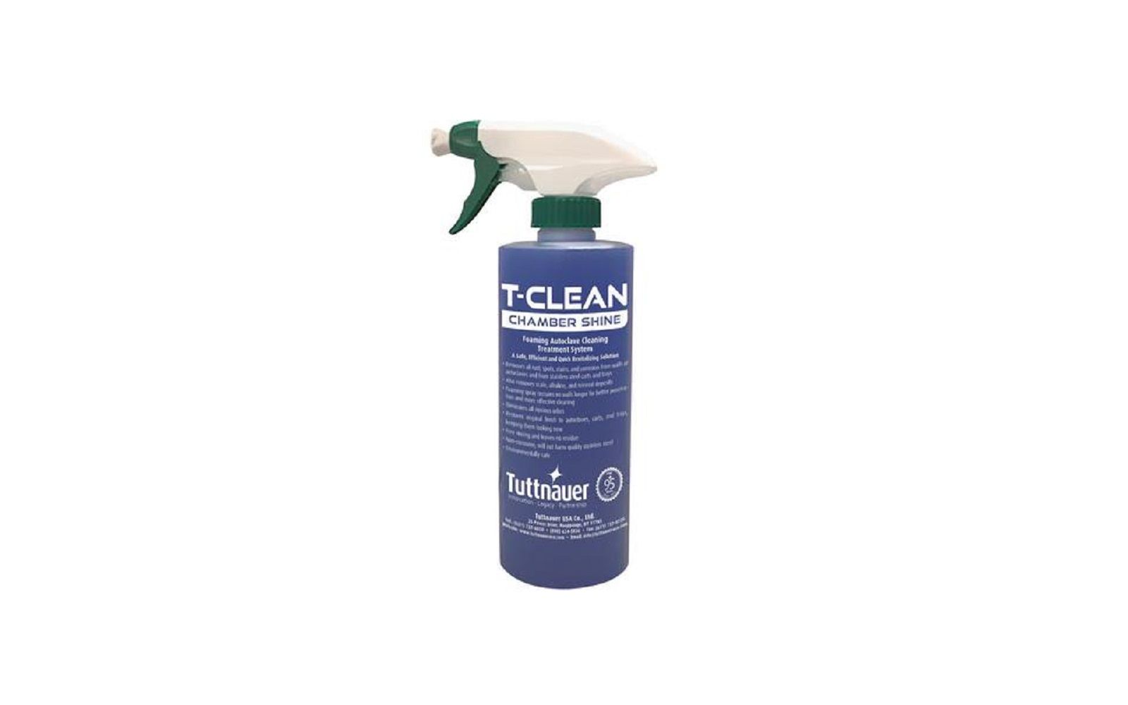 T-clean chamber shine autoclave cleaning treatment foam spray