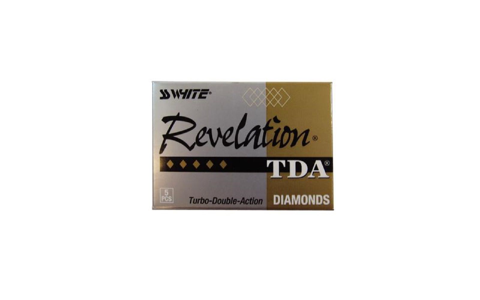 Tda diamonds – cylinder point end, medium grit, fg, 5/pkg - size #879-018-m, 1. 8 mm diameter