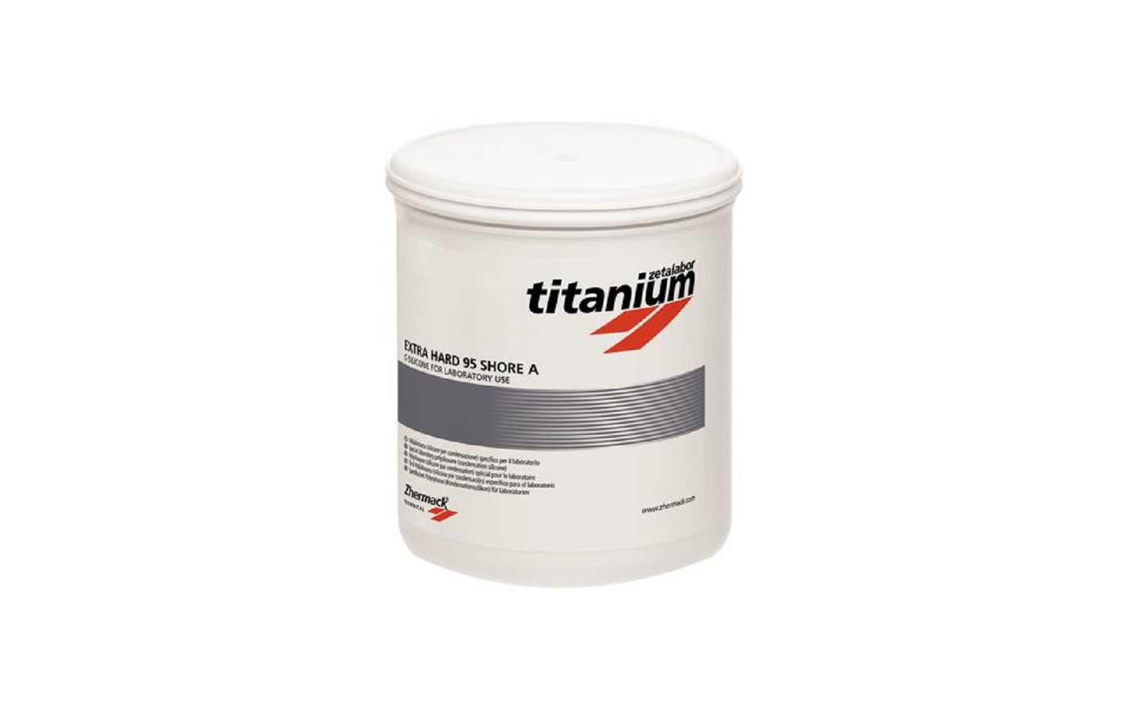 Titanium zetalabor – condensation silicone, 2. 6 kg tub