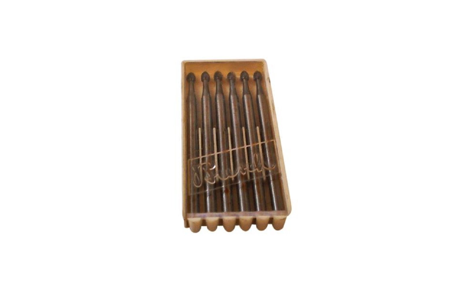 Tungsten vanadium steel burs, finishing and trimming – bud, 6/pkg