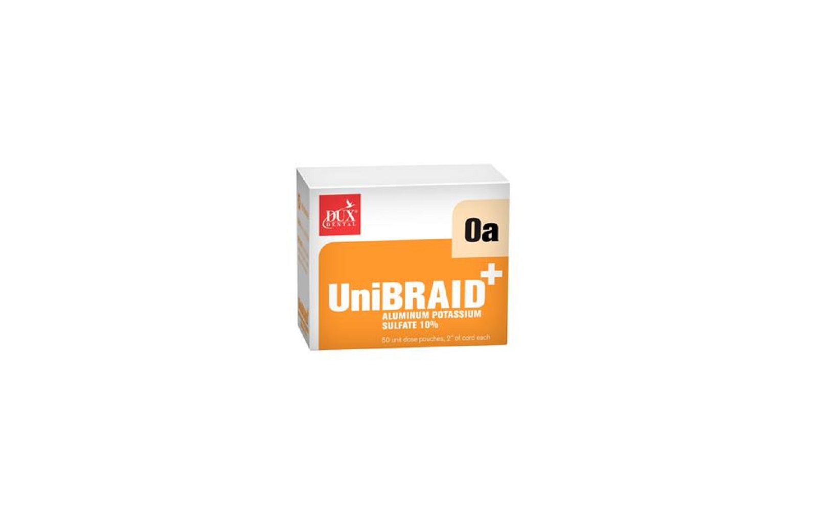 Unibraid+ unit dose retraction cord – 10% aluminum potassium sulfate, 50 packets/box - kerr restoratives