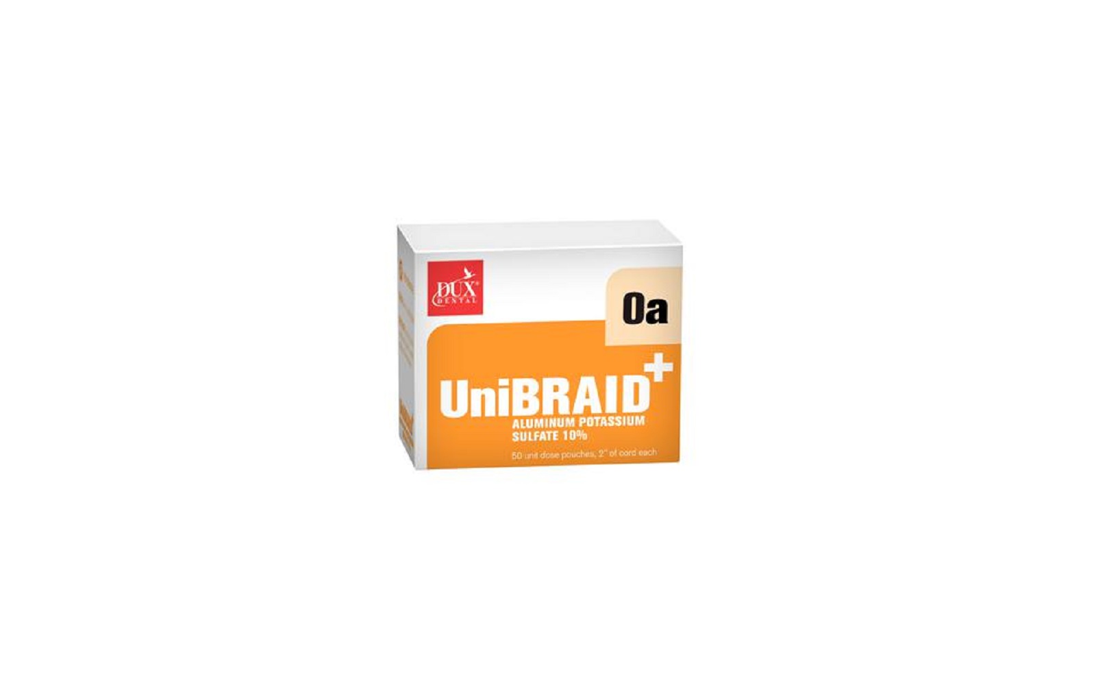 Unibraid+ unit dose retraction cord – 10% aluminum potassium sulfate, 50 packets/box - kerr restoratives