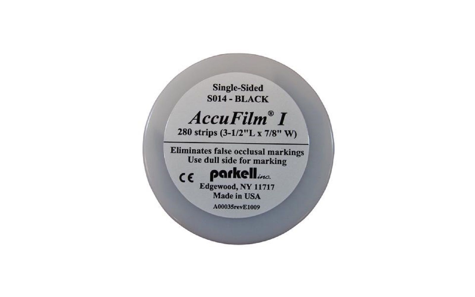 Accufilm® i single-sided, super thin articulating film – precut strips, 280/pkg - parkell products inc