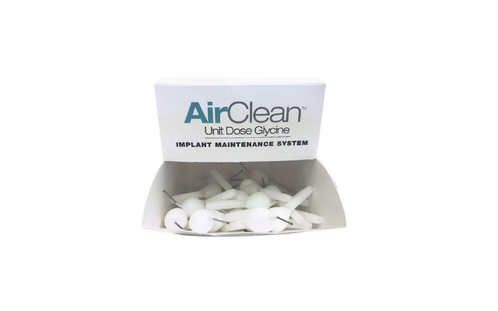 Airclean™ unit dose glycine implant maintenance system polishing powder refills, 30/pkg