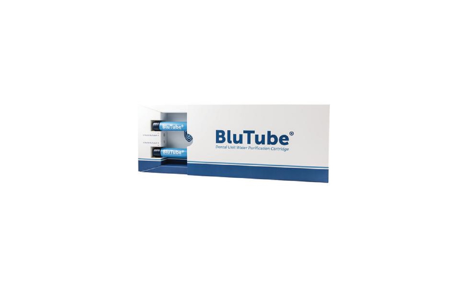 Blutube® dental water purification cartridge/straw system