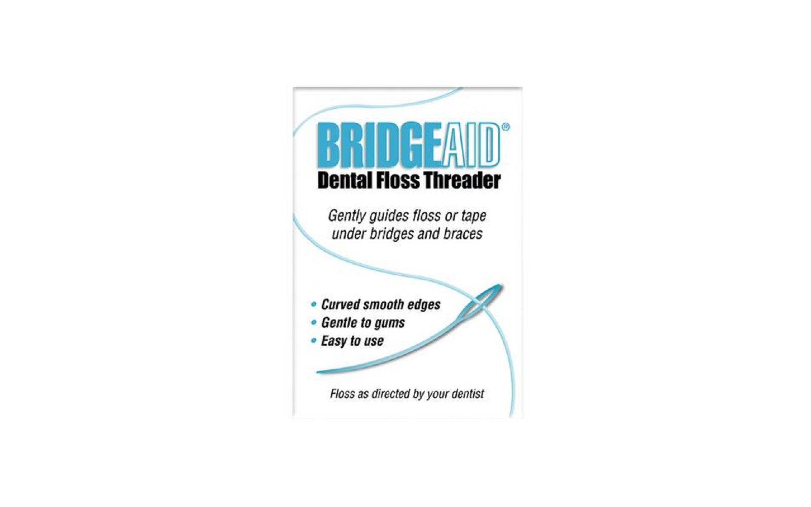Bridgeaid® dental floss threaders, 1000/pkg