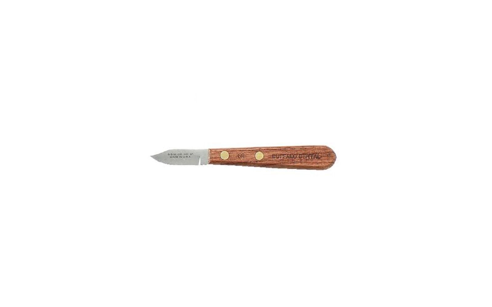 Buffalo lab knives – rosewood handles, single end - #6r