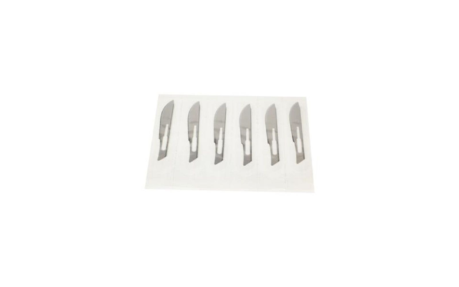 Carbon steel blades and handle – nonsterile, 6/pkg - 22