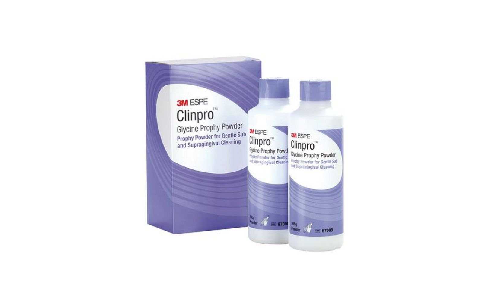 Clinpro™ glycine prophy powder bottle – 5. 6 oz, 2/pkg