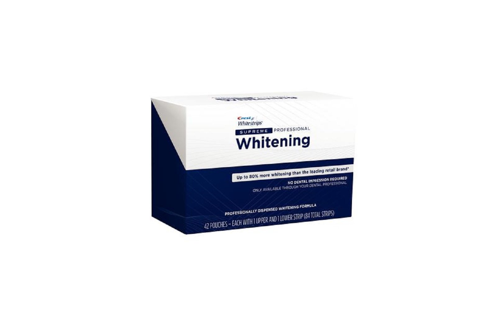 Crest® whitestrips supreme professional kits