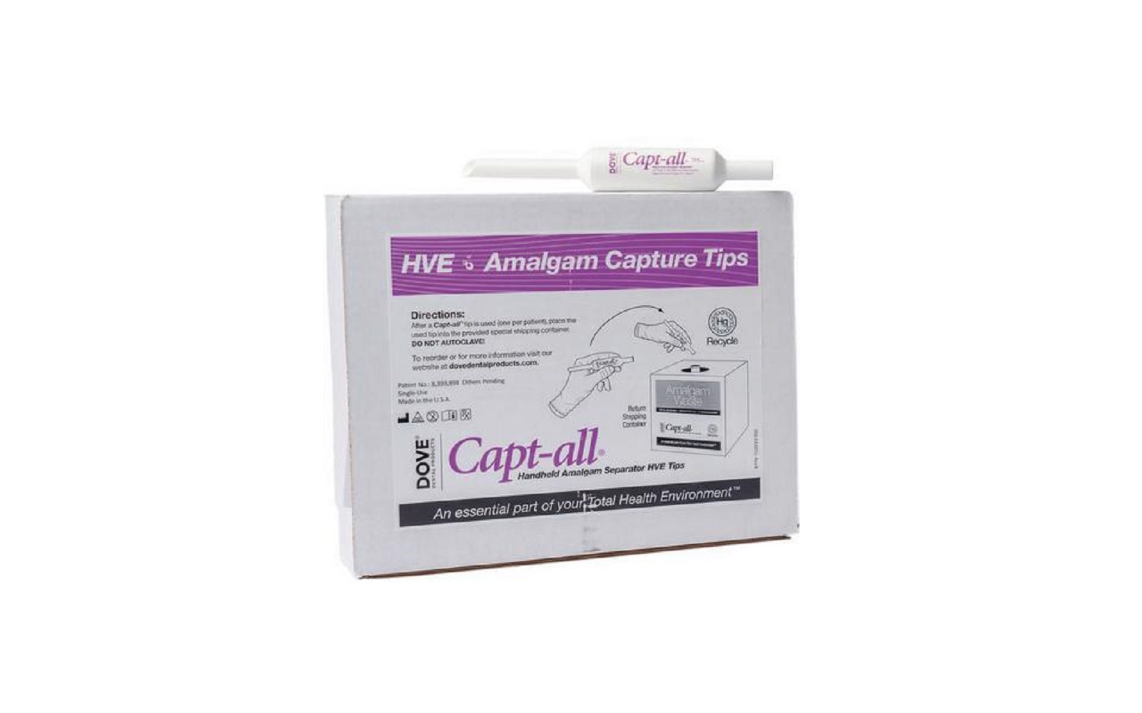 DOVE® Capt-all® Amalgam Separator Tip Refill, 25/Pkg